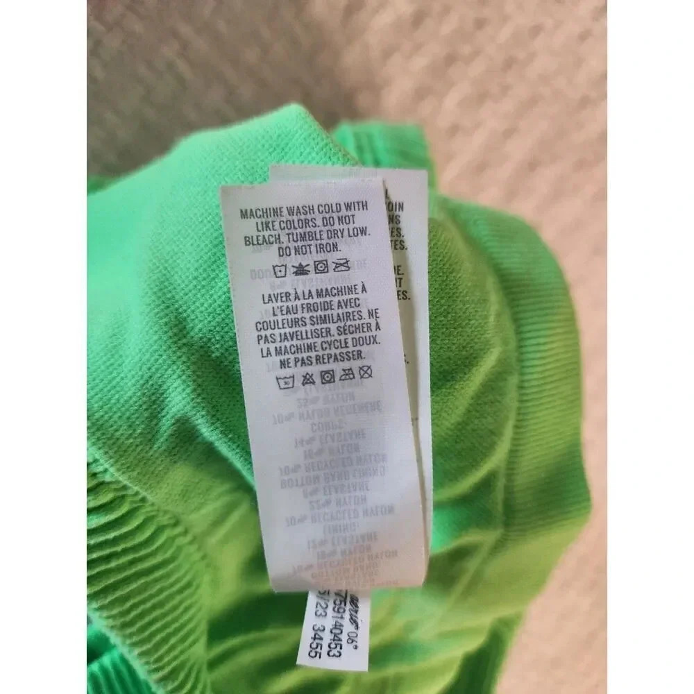 Aerie Superchill Seamless High Neck Bra Top in Neon Green - Picture 8 of 8